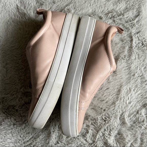 Express gemstone platform shoes sneakers fashion blush pink sz 7.5 cute women's - Picture 11 of 15